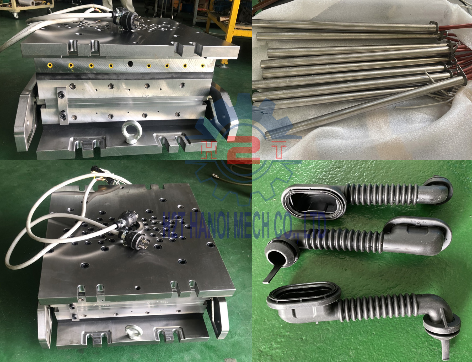 Rubber injection molding mould